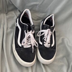Vans Black and White Men's Shoes